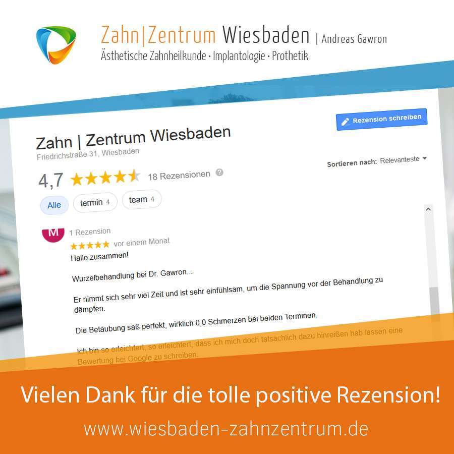 2020-10 positive Rezension Zahnarztpraxis Wiesbaden